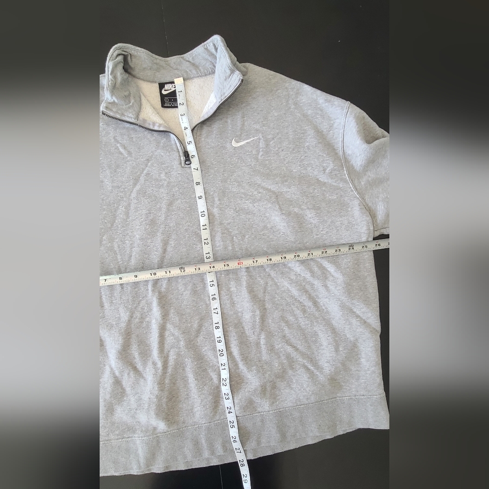 Nike Quarter-Zip Sweater - Gray, Size L - Picture 3 of 6